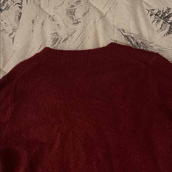 J.Crew Extra-Soft Burgundy Crewneck Sweater | Small - Picture 9 of 10